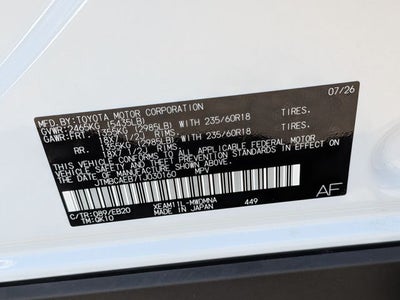 2026 Toyota bZ XLE