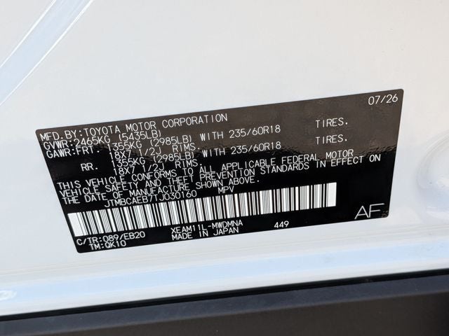 2026 Toyota bZ XLE