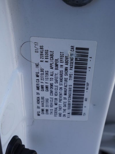 2017 Acura TLX 2.4L Base