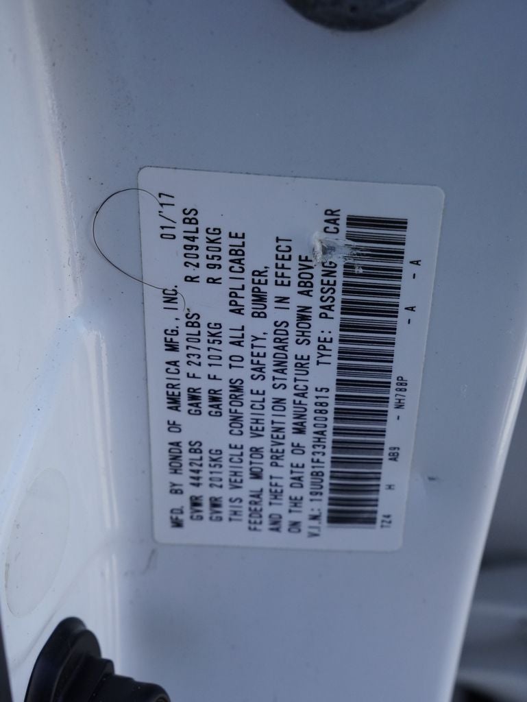 2017 Acura TLX 2.4L Base