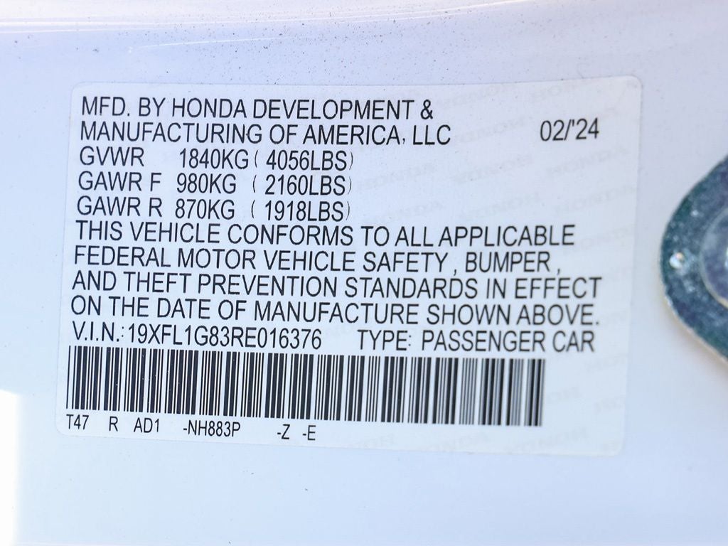 2024 Honda Civic Sport Touring