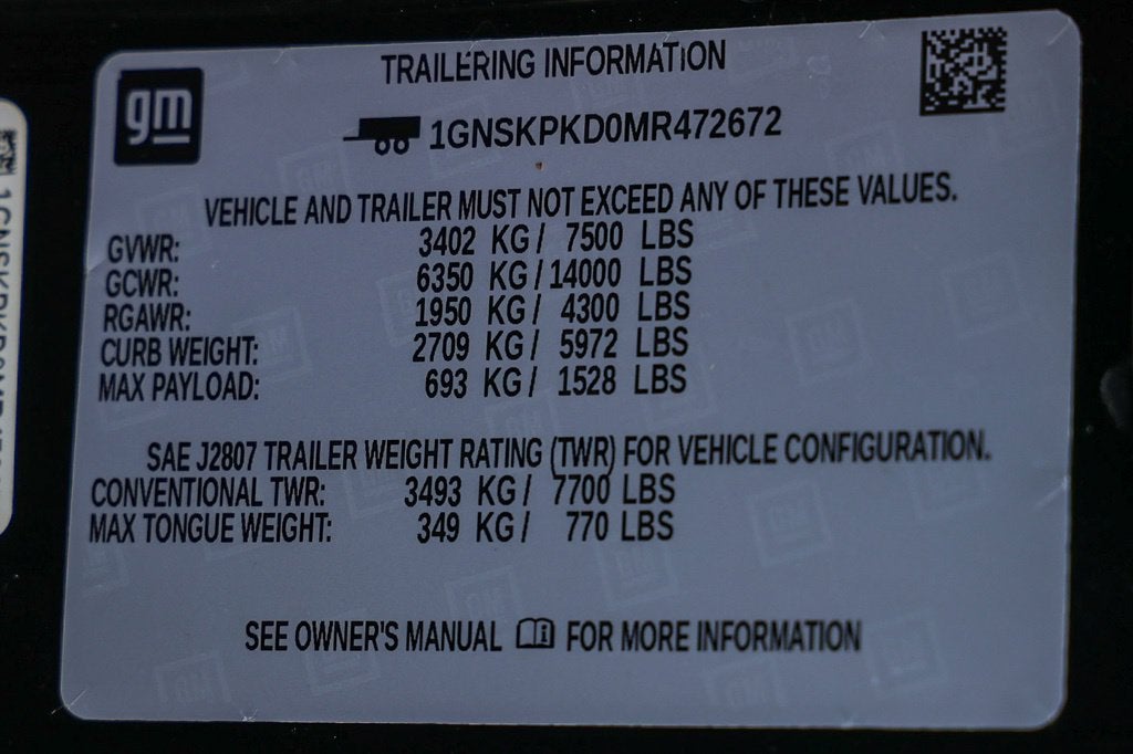 2021 Chevrolet Tahoe Z71