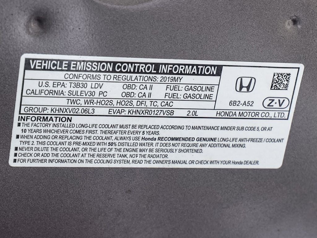 2019 Honda Accord Touring 2.0T