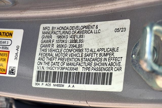 2023 Honda Accord EX