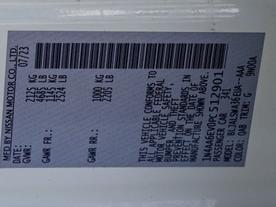 2023 Nissan Maxima SR