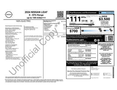 2024 Nissan Leaf S