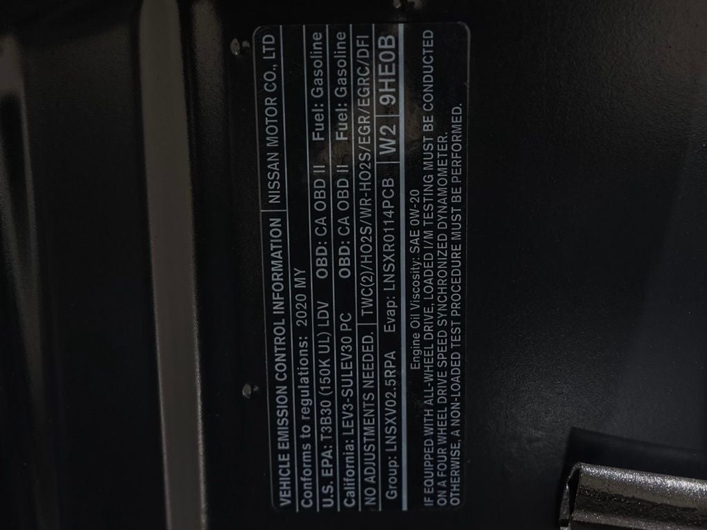 2020 Nissan Altima 2.5 S