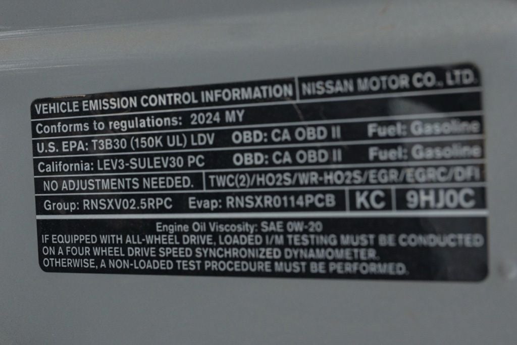 2024 Nissan Altima 2.5 SR