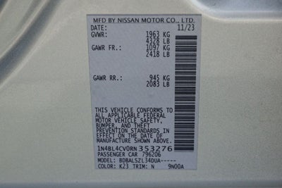 2024 Nissan Altima 2.5 SR