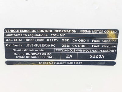 2024 Nissan Altima 2.5 SR