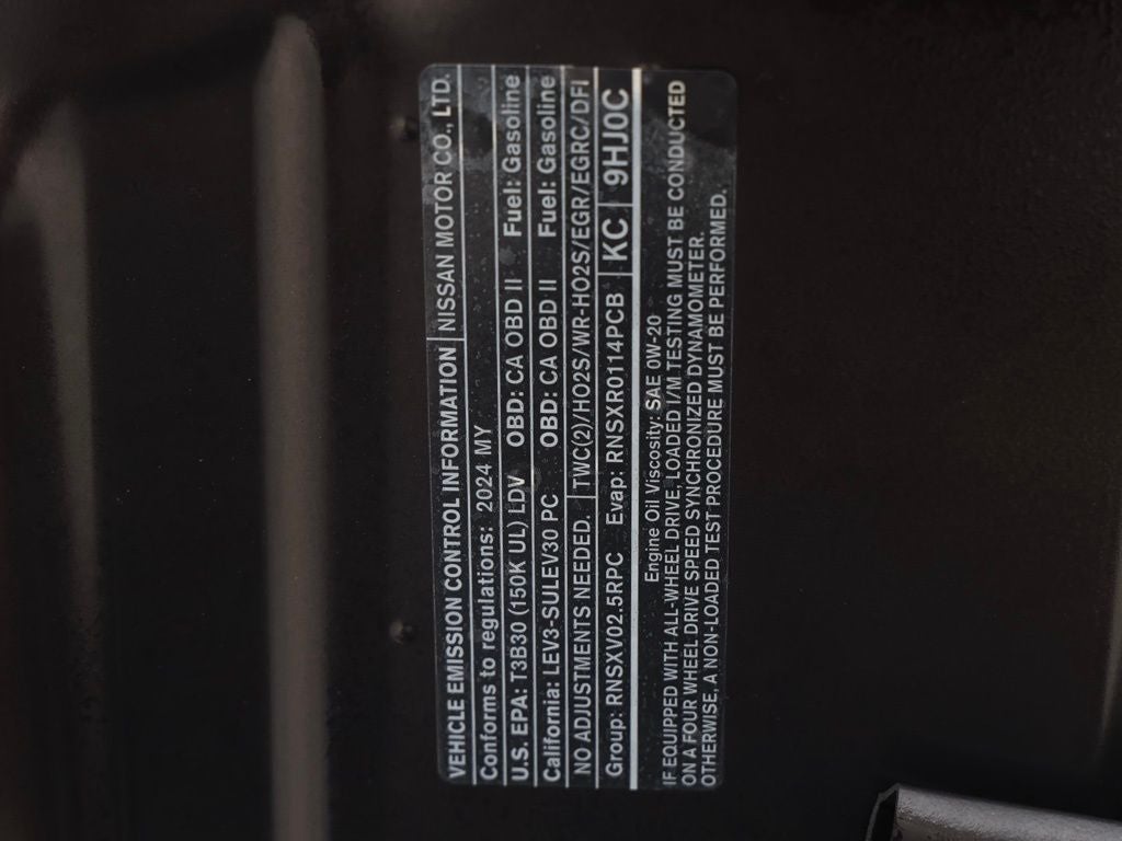 2024 Nissan Altima 2.5 SV