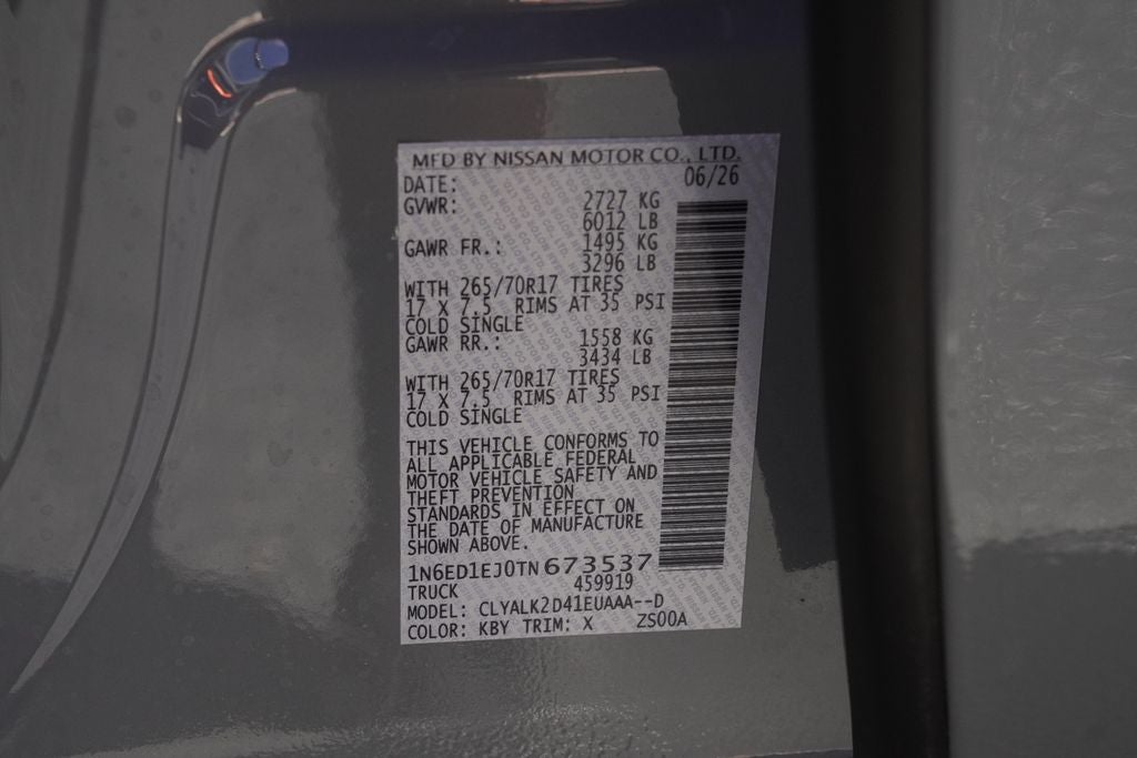 2026 Nissan Frontier PRO-X