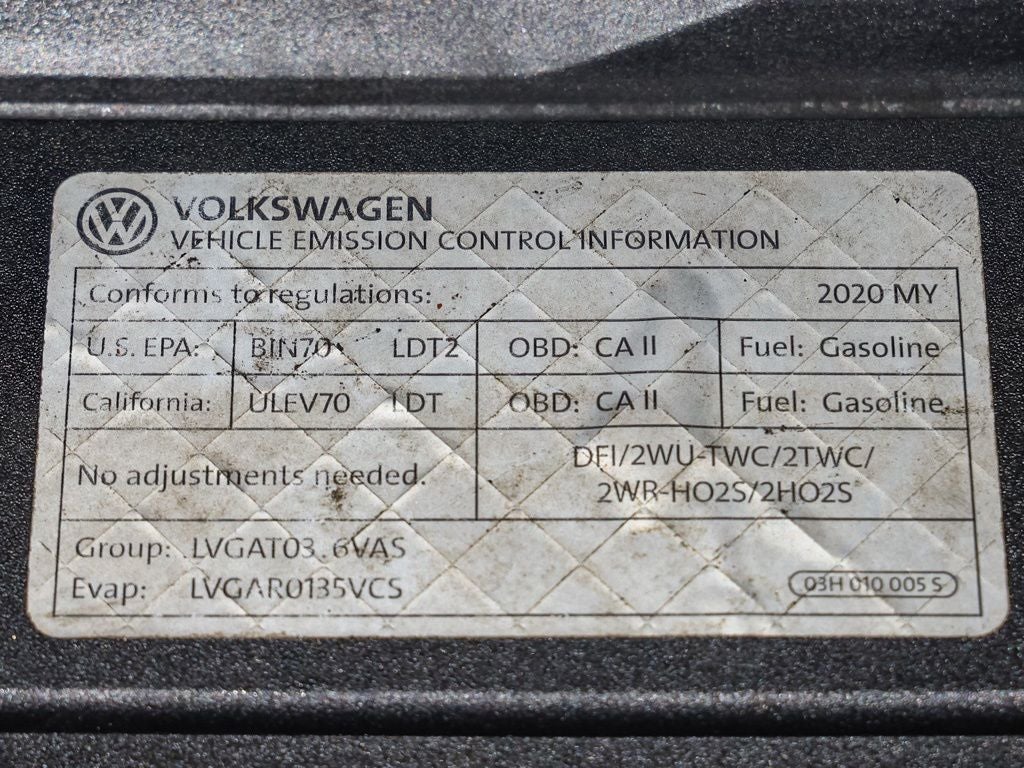 2020 Volkswagen Atlas Cross Sport 3.6L V6 SE w/Technology