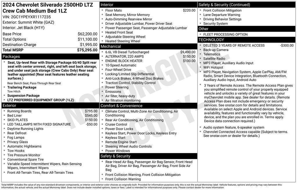 2024 Chevrolet Silverado 2500HD LTZ
