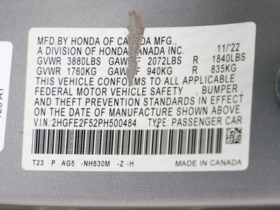 2023 Honda Civic Sport