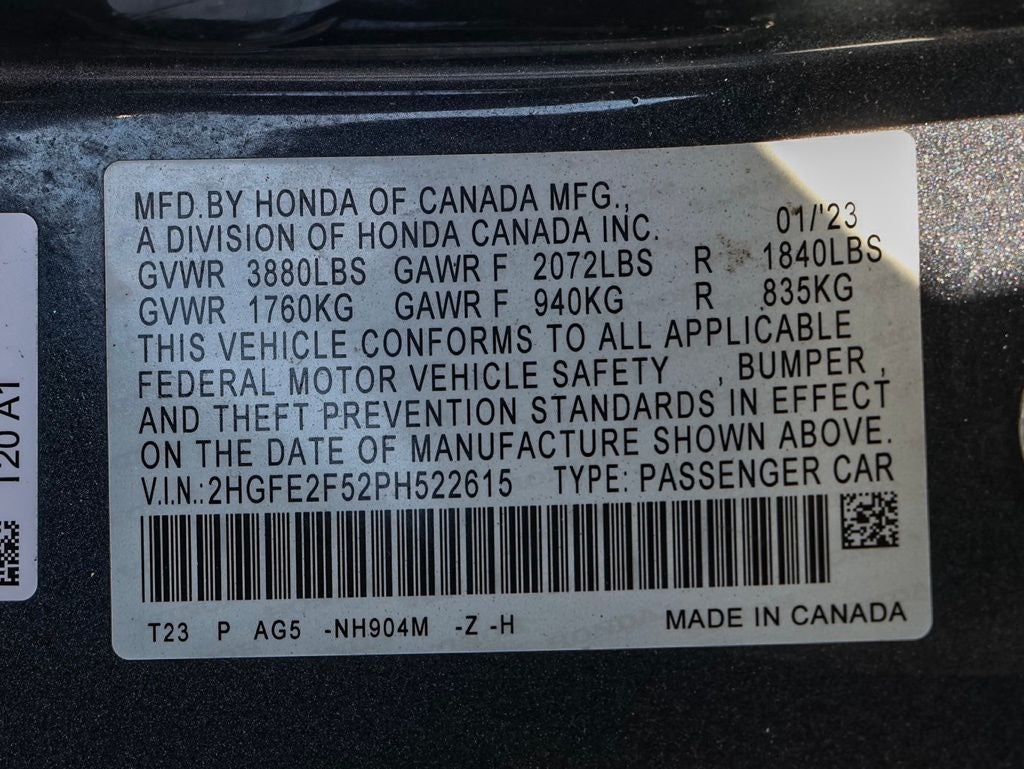 2023 Honda Civic Sport