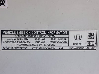 2025 Honda Civic Sport