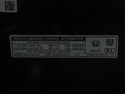 2025 Honda Civic Sport
