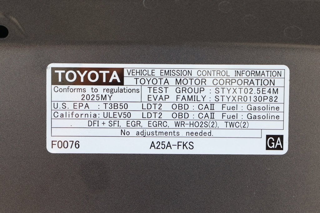2025 Toyota RAV4 LE
