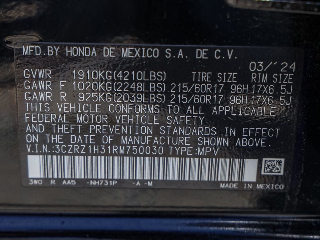 2024 Honda HR-V LX