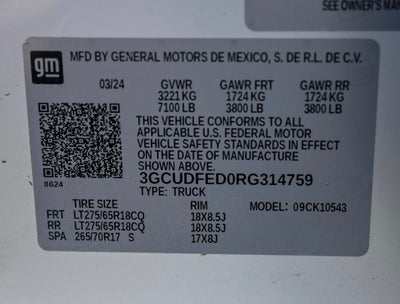 2024 Chevrolet Silverado 1500 LT Trail Boss