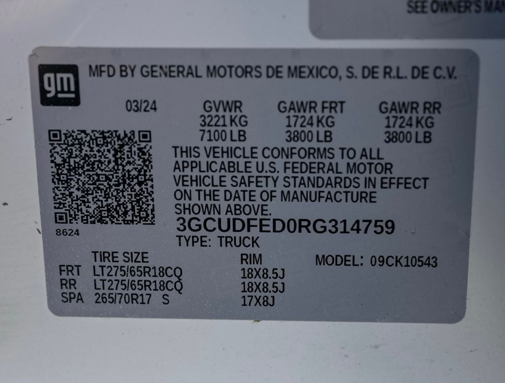 2024 Chevrolet Silverado 1500 LT Trail Boss