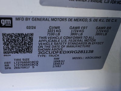 2024 Chevrolet Silverado 1500 LT Trail Boss