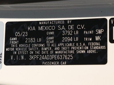 2023 Kia Forte LXS