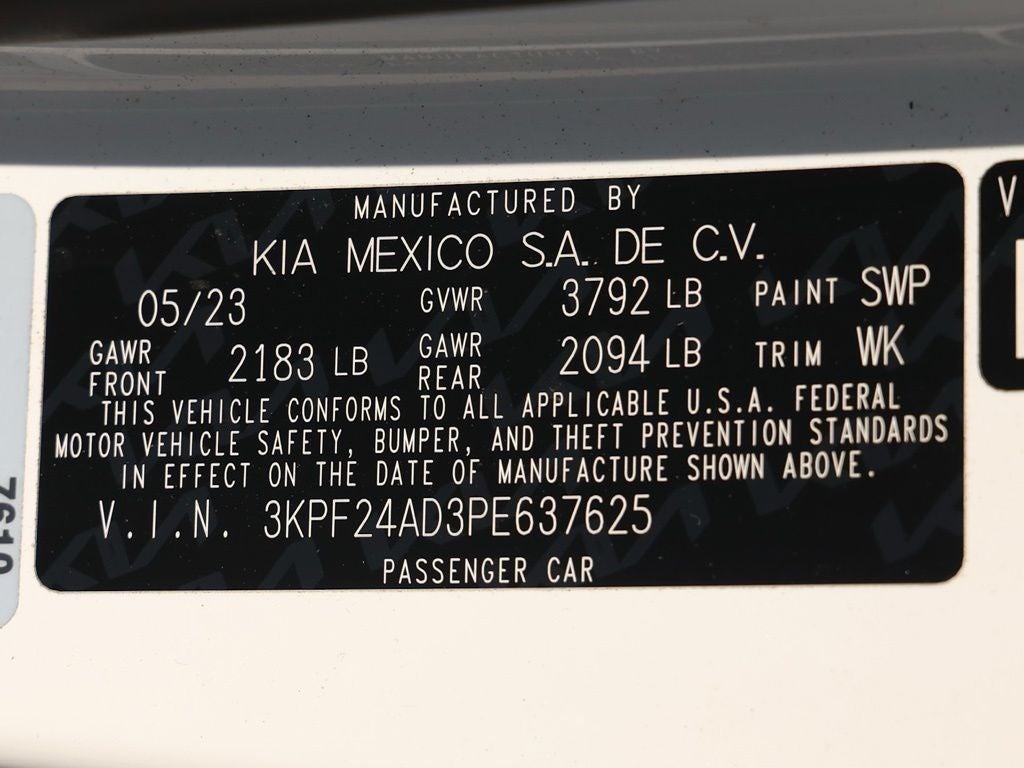 2023 Kia Forte LXS