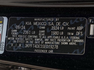 2025 Kia K4 LXS