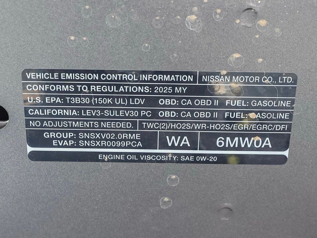 2025 Nissan Sentra S