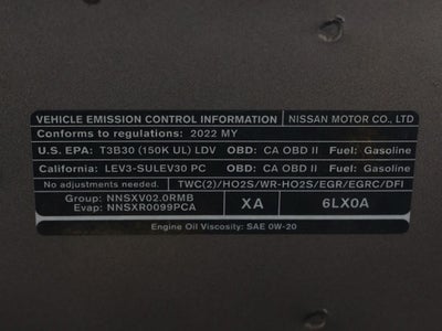 2022 Nissan Sentra S