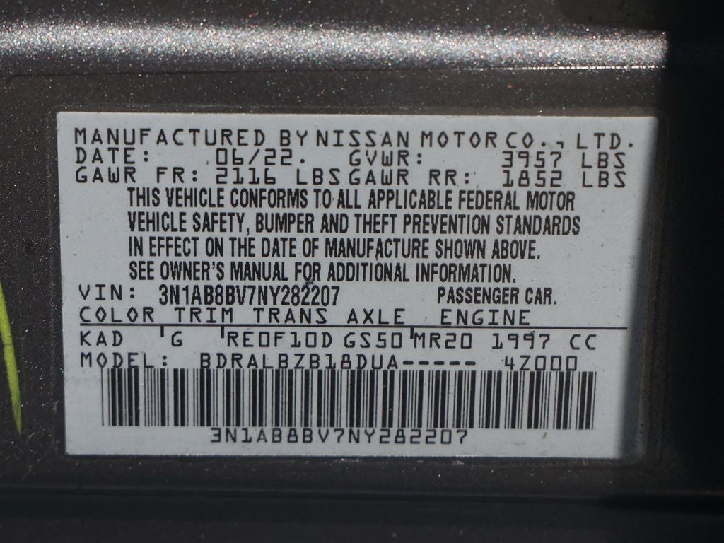 2022 Nissan Sentra S