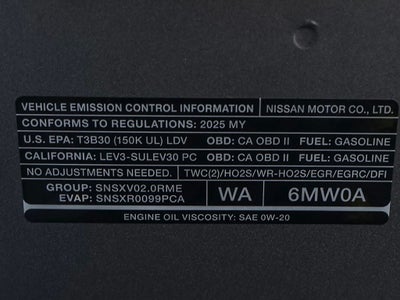 2025 Nissan Sentra S
