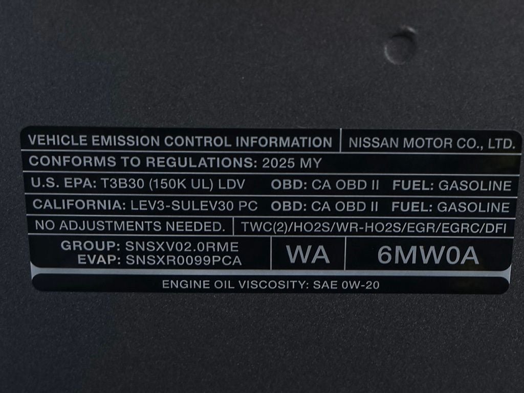 2025 Nissan Sentra S