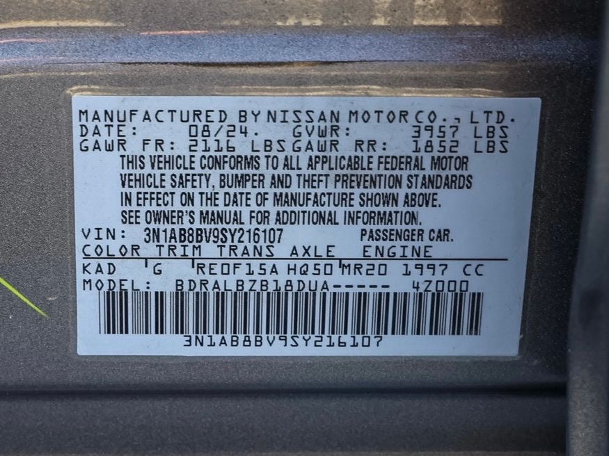 2025 Nissan Sentra S