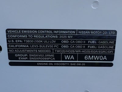 2025 Nissan Sentra S