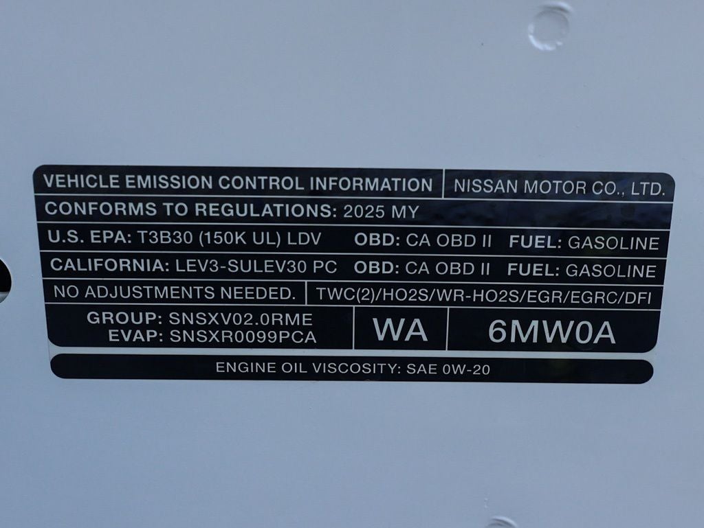 2025 Nissan Sentra S