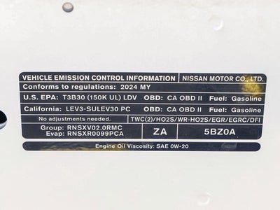 2024 Nissan Sentra SV