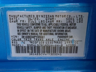 2023 Nissan Sentra SV