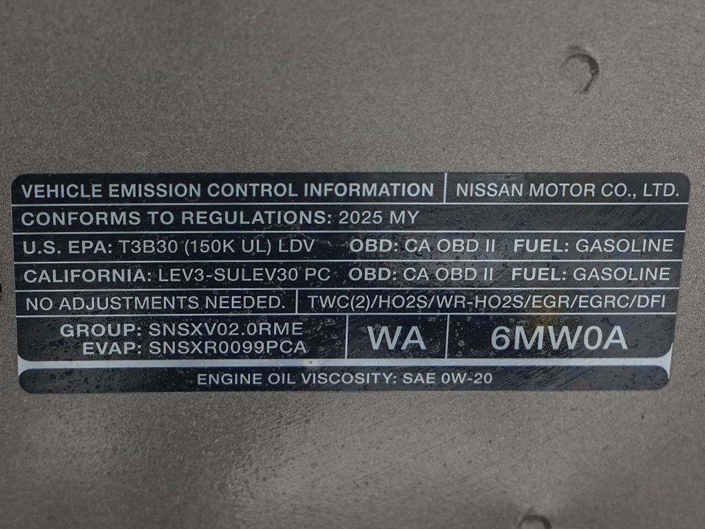 2025 Nissan Sentra SV