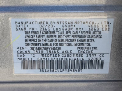 2023 Nissan Sentra SV