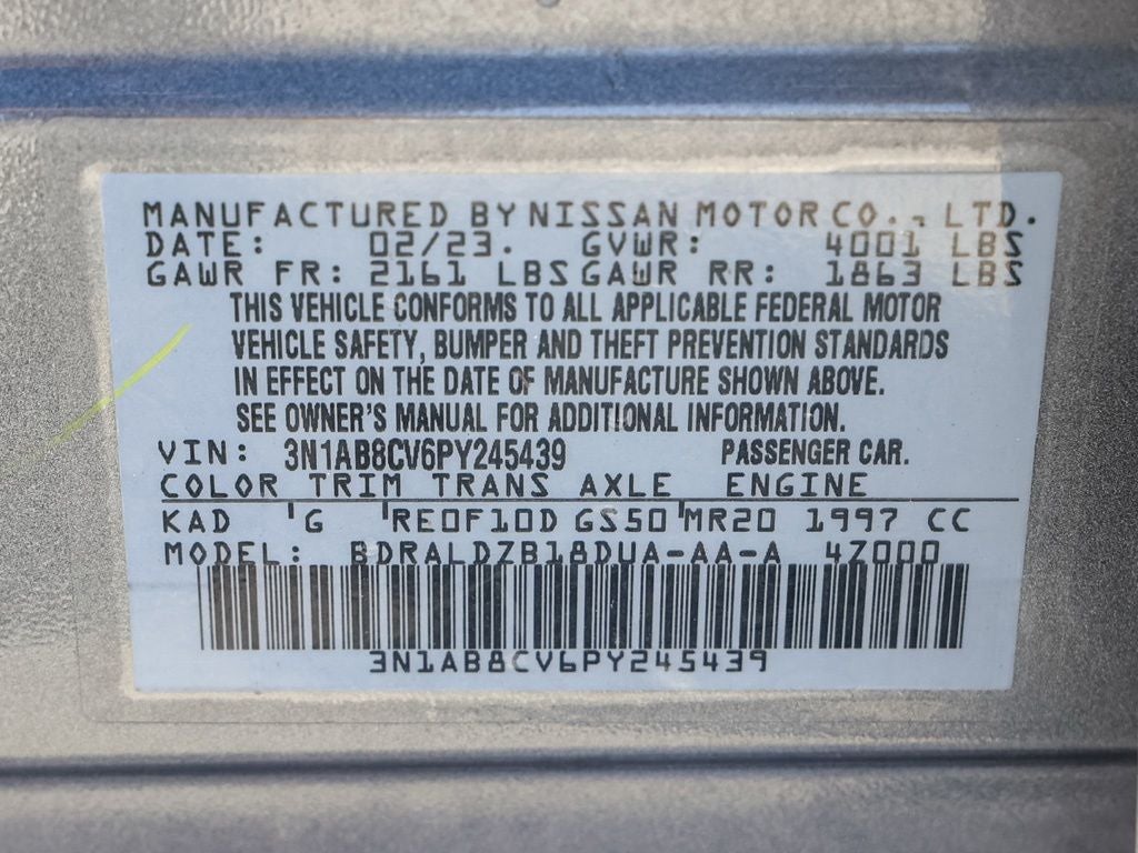 2023 Nissan Sentra SV