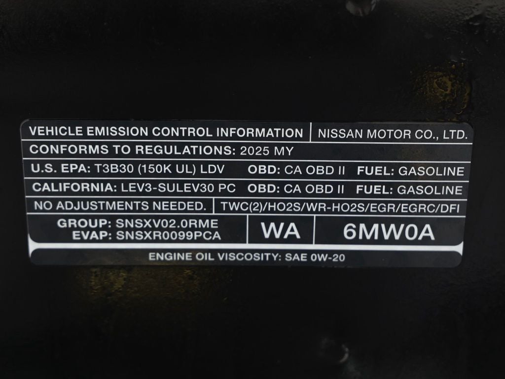 2025 Nissan Sentra SV