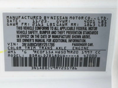 2024 Nissan Sentra SV