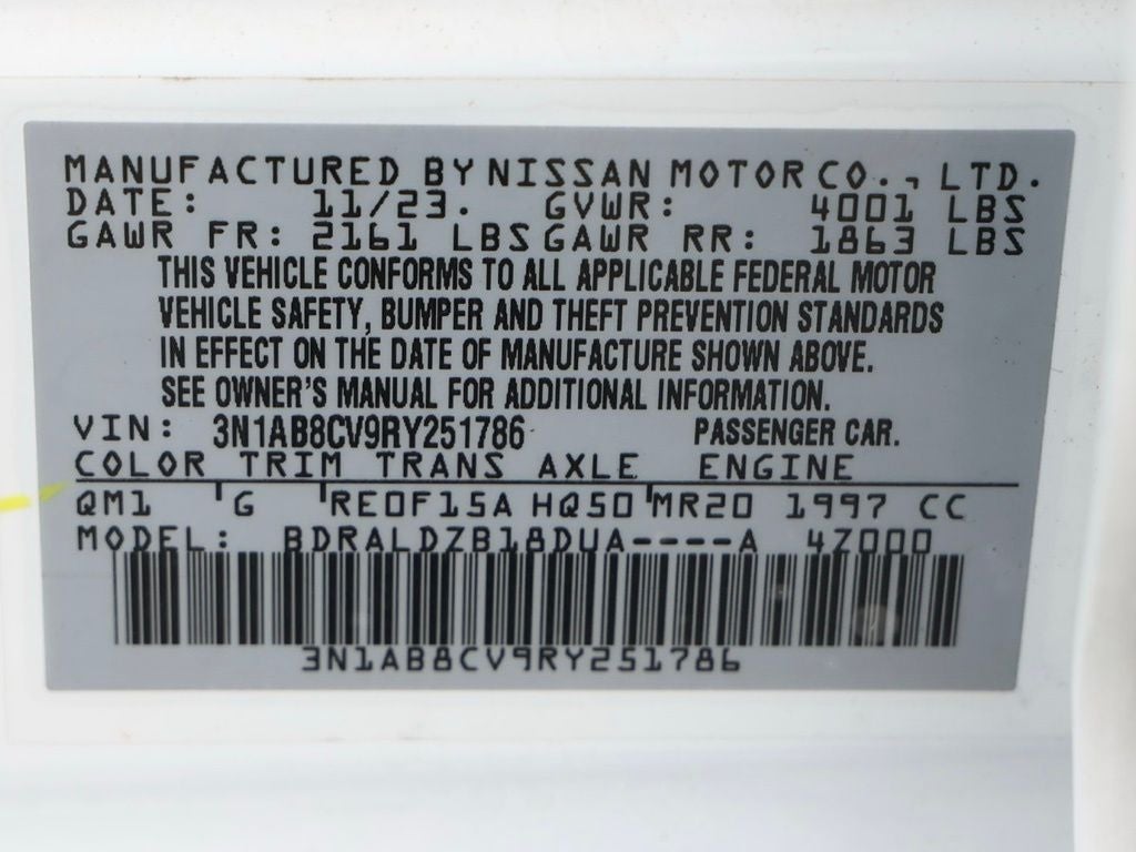 2024 Nissan Sentra SV