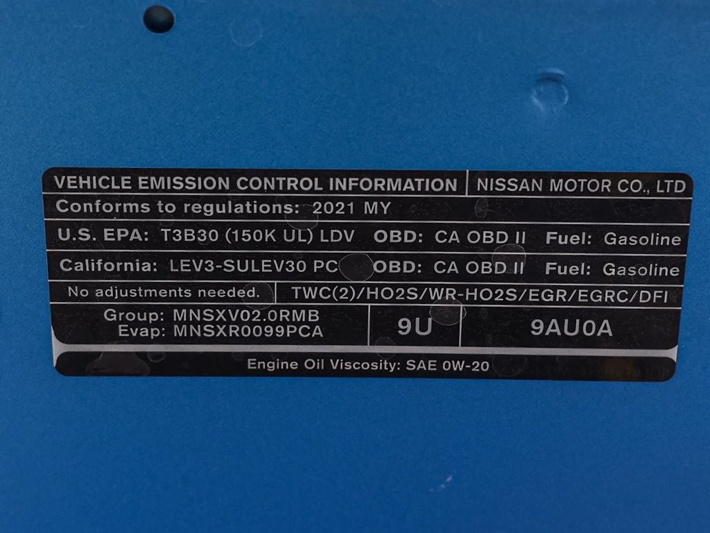 2021 Nissan Sentra SV