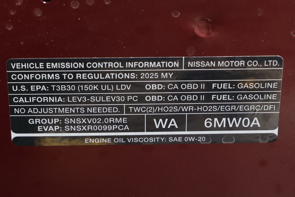 2025 Nissan Sentra SV