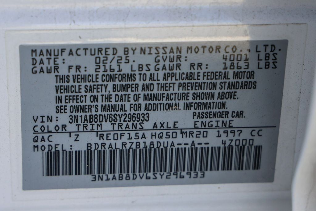 2025 Nissan Sentra SR