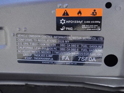2026 Nissan Sentra S